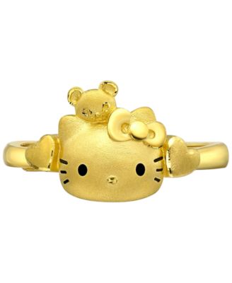 Chow Tai Fook Hello Kitty Statement Ring in 24k Gold