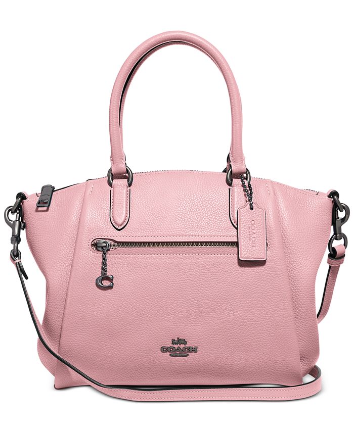 Leather satchel Coach Pink in Leather - 25700438