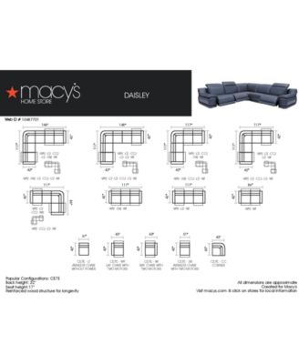 Daisley 3-Pc. Leather Sofa with 3 Power Recliners