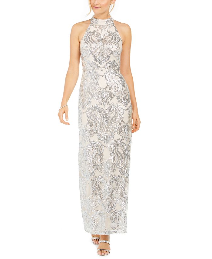 Vince camuto sale halter neck gown