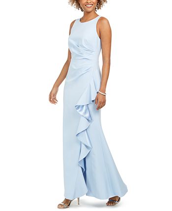 Vince Camuto Petite Ruffled Gown Macy s