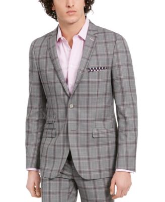 paisley and gray sport coat