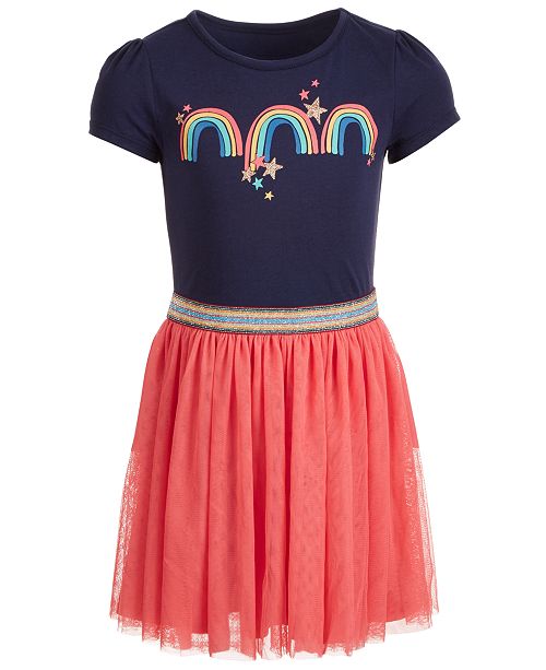 Epic Threads Toddler Girls Rainbow Print Tutu Dress Created For