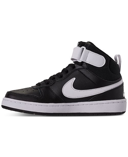 Nike Big Kids Court Borough Mid 2 Casual Sneakers from Finish Line ...