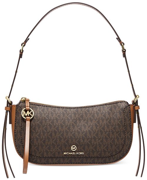 Michael Kors Camden Leather Shoulder Bag Reviews Handbags