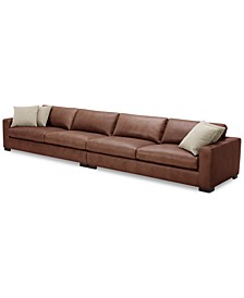 CLOSEOUT! Chelby 2-Pc. Leather Sofa