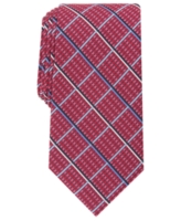 Perry Ellis Elliot Grid Tie - Red