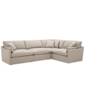 CLOSEOUT! Joud 4-Pc. Fabric "L" Shaped Modular Sofa, Created for Macy's
