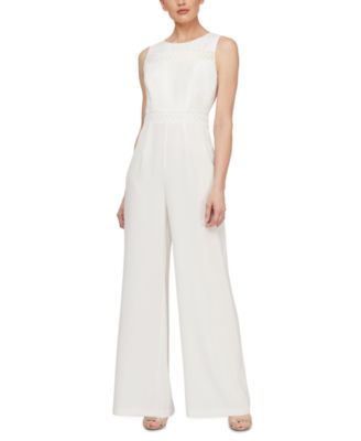 white flowy jumpsuit