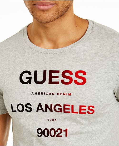 guess los angeles t shirt