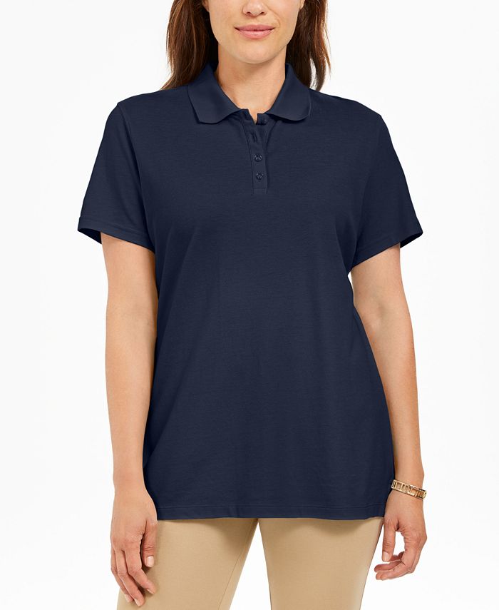 Karen Scott - Cotton Polo Shirt