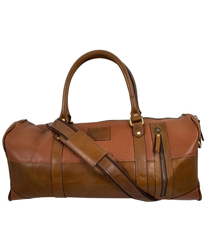 Florsheim Leather Mini Duffle Bag & Reviews - All Accessories - Men - Macy&#39;s