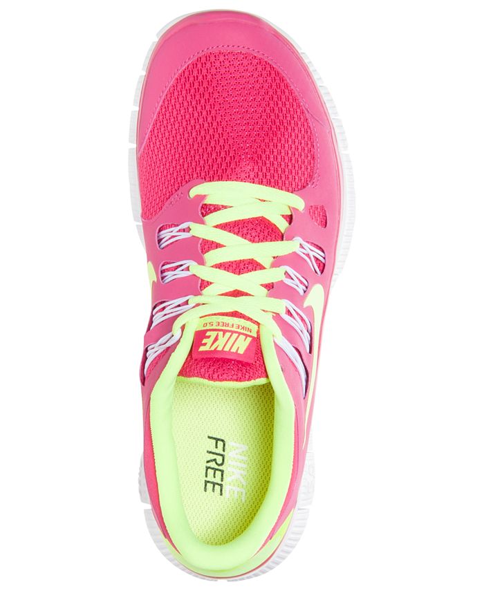 Nike Women's Free 5.0+ Running Sneakers from Finish Line Macy's