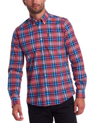 Barbour Men's Tailored-Fit Highland Check Shirt - Macy's