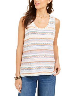 Style & Co - Crochet Tank Top
