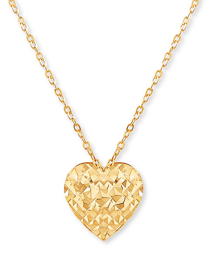 Macys 10k sales gold necklace