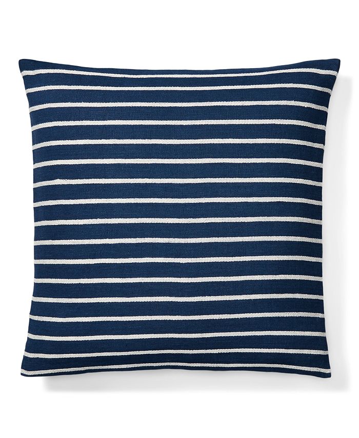 Lauren Ralph Lauren Evan Stripe Decorative Pillow, 18" x 18" Macy's