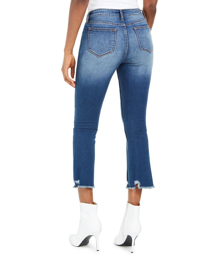 Vigoss Jeans Ripped Cropped Jeans - Macy's