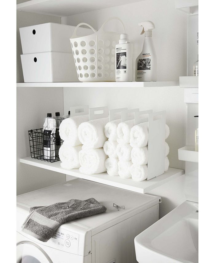 Yamazaki Home Tower Interlocking Towel Organizer Set of 2 Macy's