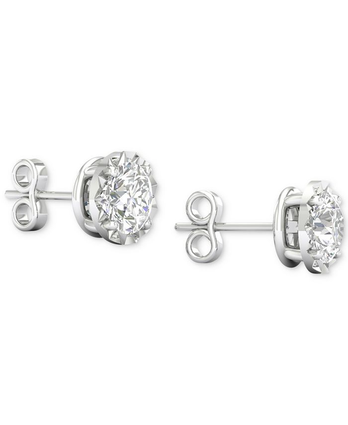 Macy's - Diamond Stud Earrings (1 ct. t.w.) in 14k White Gold