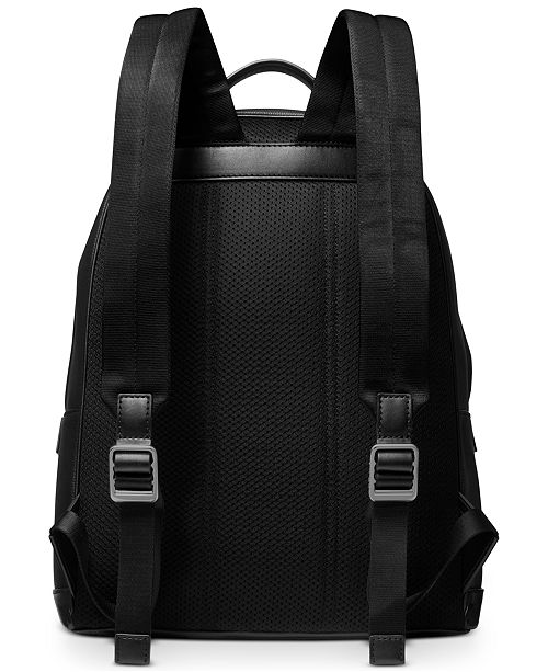 Michael Kors Men's Mason Explorer Leather Backpack & Reviews - All ...