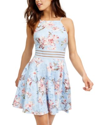 macy's fit and flare dresses