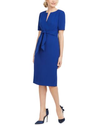 Adrianna Papell - Tie-Front Sheath Dress