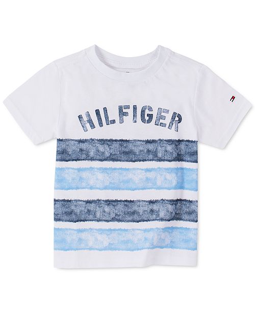 Tommy Hilfiger Baby Boys Striped Cotton T Shirt Reviews Shirts