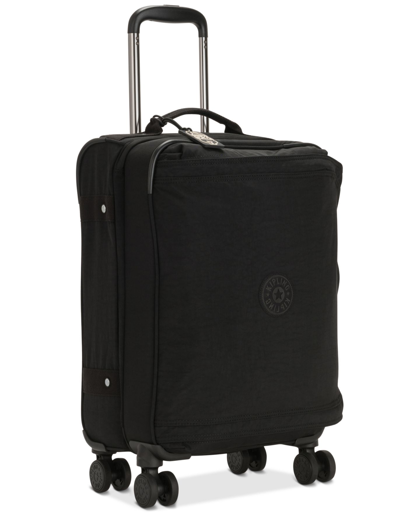 Чемодан Kipling Spontaneous Small Carry On Wheeled Luggage, цвет: Чёрный / Серебряный — фото 6