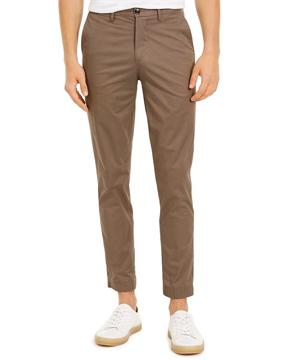 michael kors leather joggers