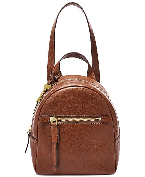 Fossil Megan Mini Leather Backpack & Reviews - Handbags ...