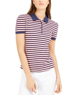 Maison Jules Striped Polo Shirt, Created for Macy's & Reviews - Tops ...