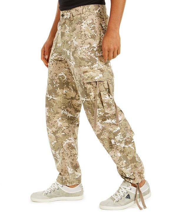 GUESS Men's Camo Cargo Pants & Reviews - Pants - Men - Macy's