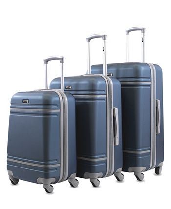 American Sport Plus Varsity 3 Pc Hardside Luggage Set Reviews Luggage Sets Luggage Macy S