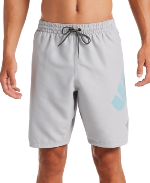 Nike Men's Tilt Breaker 9" Volley Swim Shorts In Grey
