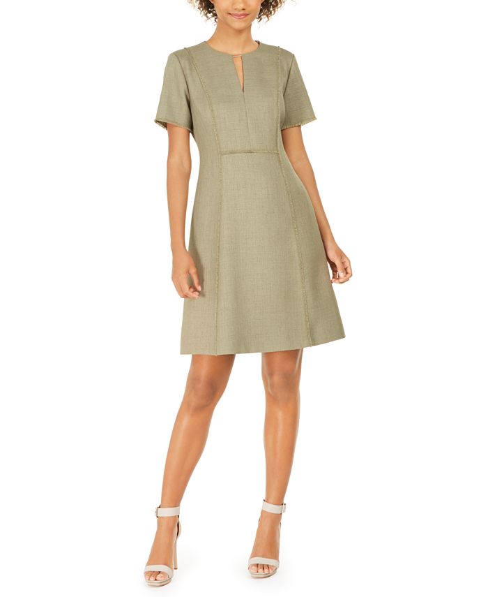 Elie tahari fringe dress online