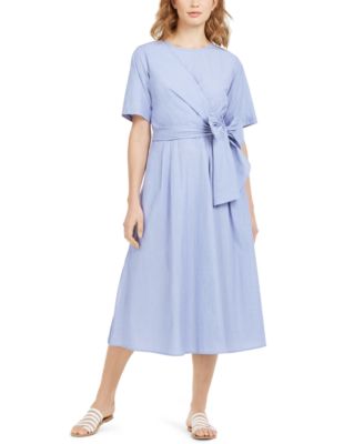 Weekend Max Mara - Faux-Wrap Poplin Dress