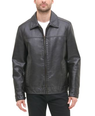 Macy's tommy hilfiger leather jacket hotsell