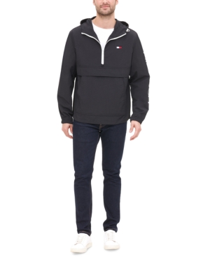 Tommy Hilfiger Men's Hooded Half-Zip Jacket