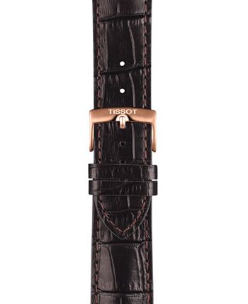 Tissot - Men's Swiss Chronograph Chrono XL Classic T-Sport Brown Leather Strap Watch 45mm