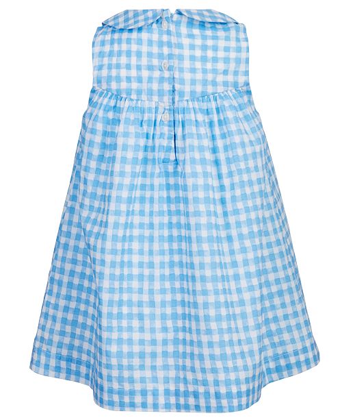 First Impressions Baby Girls Gingham Cotton Sundress, Created for Macy