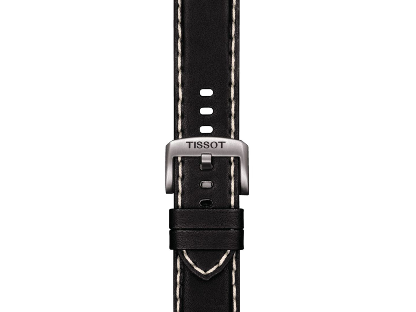 Мужские часы Tissot Swiss Chronograph Supersport T-Sport Black Leather Strap Watch 46mm — фото 6
