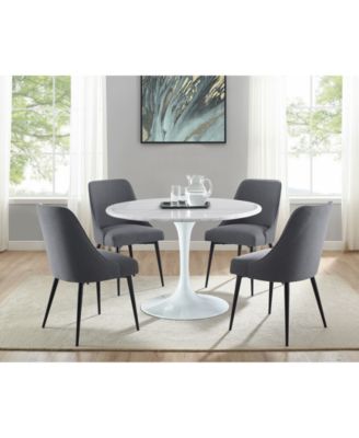 Colfax 5-Pc. Dining Set, (Black Table & 4 Side Chairs)