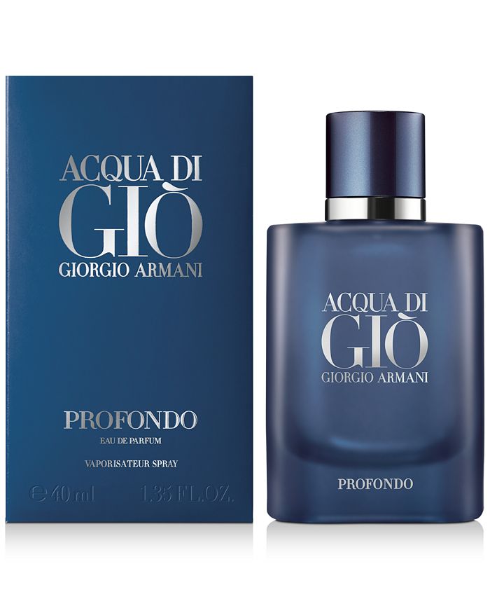 Giorgio Armani Acqua di Giò Profondo Eau de Parfum Spray, 1.35-oz ...