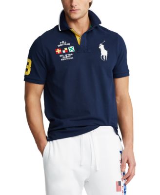 classic fit mesh polo shirt ralph lauren