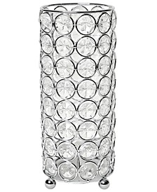 Elipse Crystal Decorative Flower Vase, Candle Holder, Wedding Centerpiece