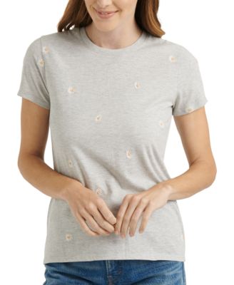 Lucky Brand - Embroidered Daisy T-Shirt