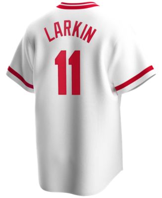 Nike Men's Barry Larkin Cincinnati Reds Coop Player Replica Jersey - Macy's