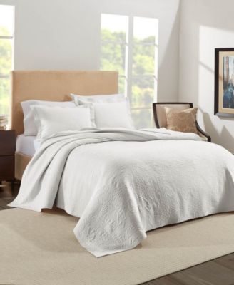 Nouvelle Home - Raphaela European Matalasse Coverlet Set Twin White