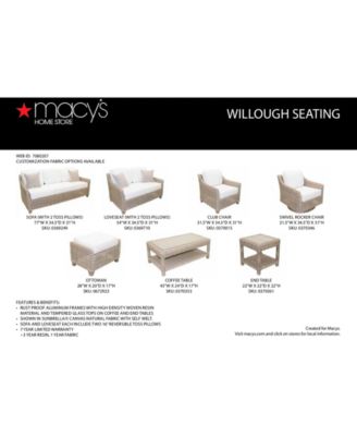 willough outdoor club chair